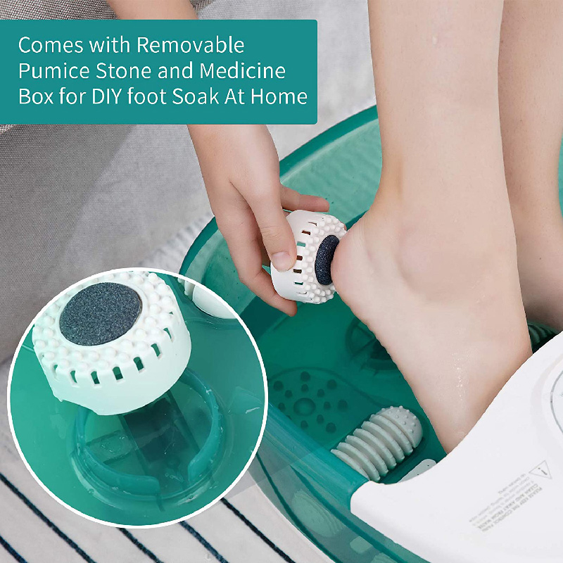 Massageador de banho de spa para pés MM-20A-3 com calor e quatro grandes rolos de massagem