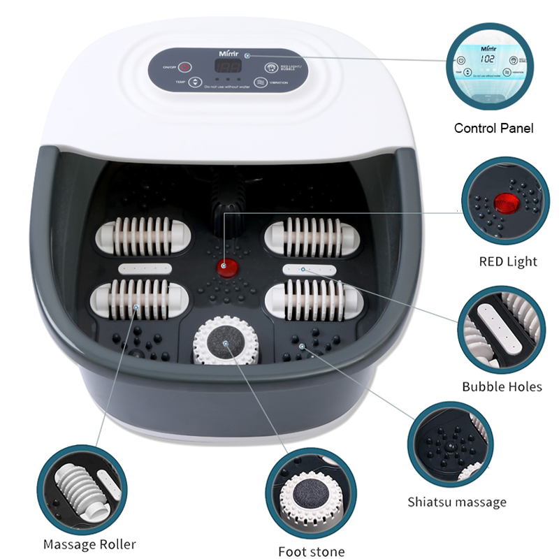 Massageador manual para banho de spa para pés MM-20M-8 com vibração