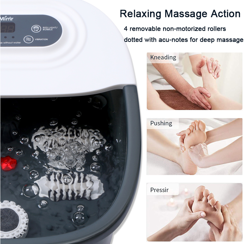 Massageador manual para banho de spa para pés MM-20M-8 com vibração