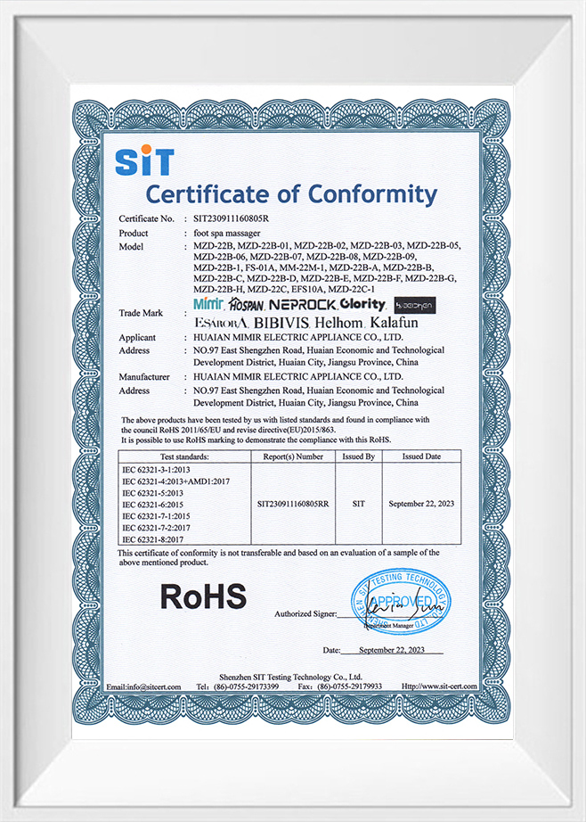 Huaian Mimir Electric Appliance Co., Ltd.