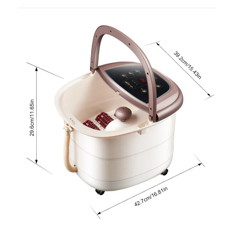 Máquina massageadora automática para banho de spa para pés JD-618 com rolos de massagem rotativos