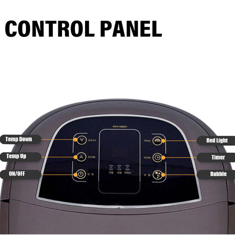 Máquina massageadora automática para banho de spa para pés JD-618 com rolos de massagem rotativos